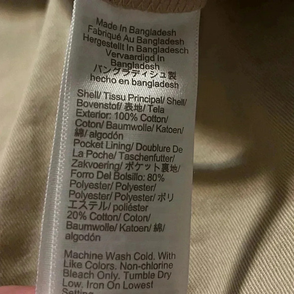 J Crew Shorts Pleated Khaki Chino 4” Inseam NWT Womens Size 10 Cotton - Picture 7 of 11